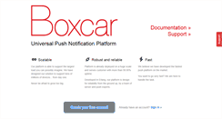 Desktop Screenshot of boxcar.io