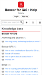 Mobile Screenshot of help.boxcar.io
